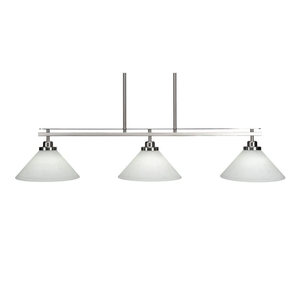 Odyssey 3 Light Island in Brushed Nickel (2636-BN-314)