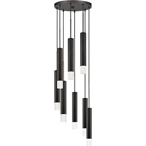Cal Lighting Fx-3723-8P-Gm Transitional Led Pendant From Led Pendant Collection In Bronze/Dark Finish, 16.00 Inches