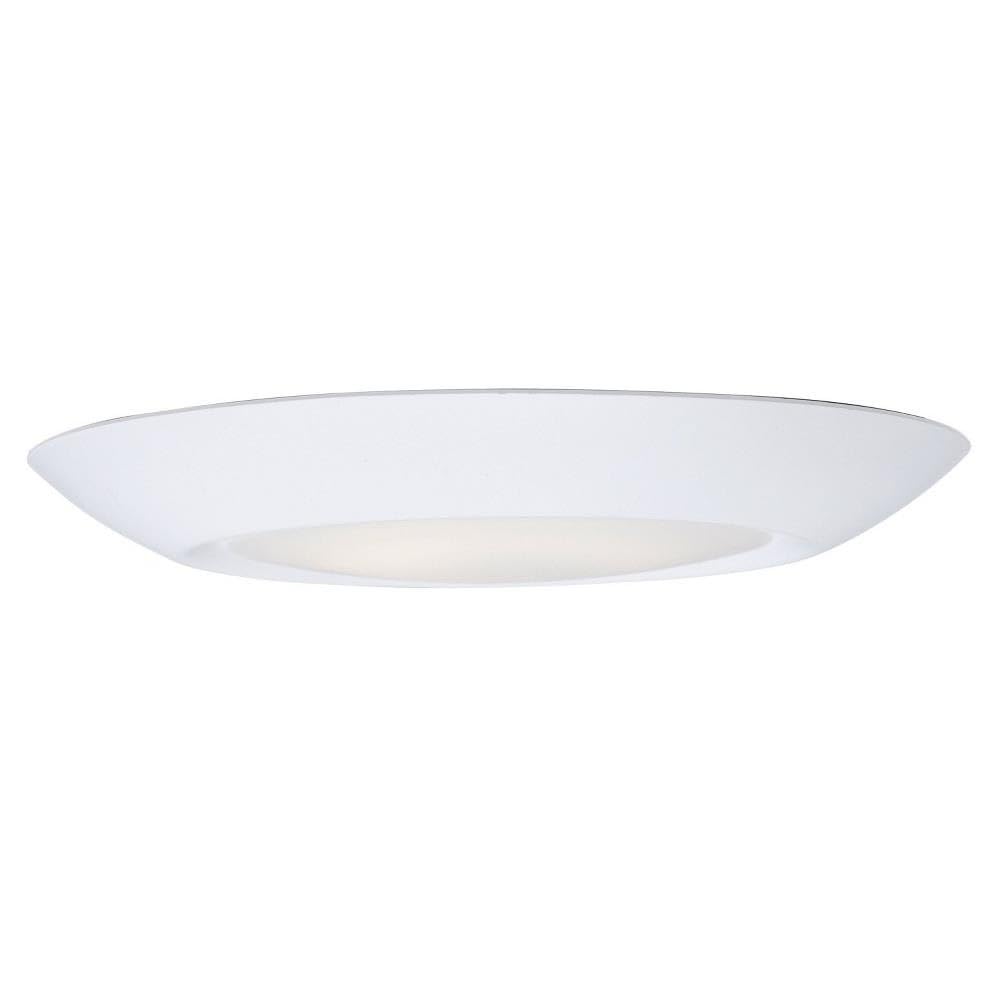 Maxim LED Flush Mount Light - 7.5 Inch, 13.5W, White Finish, Model 57613WTWT
