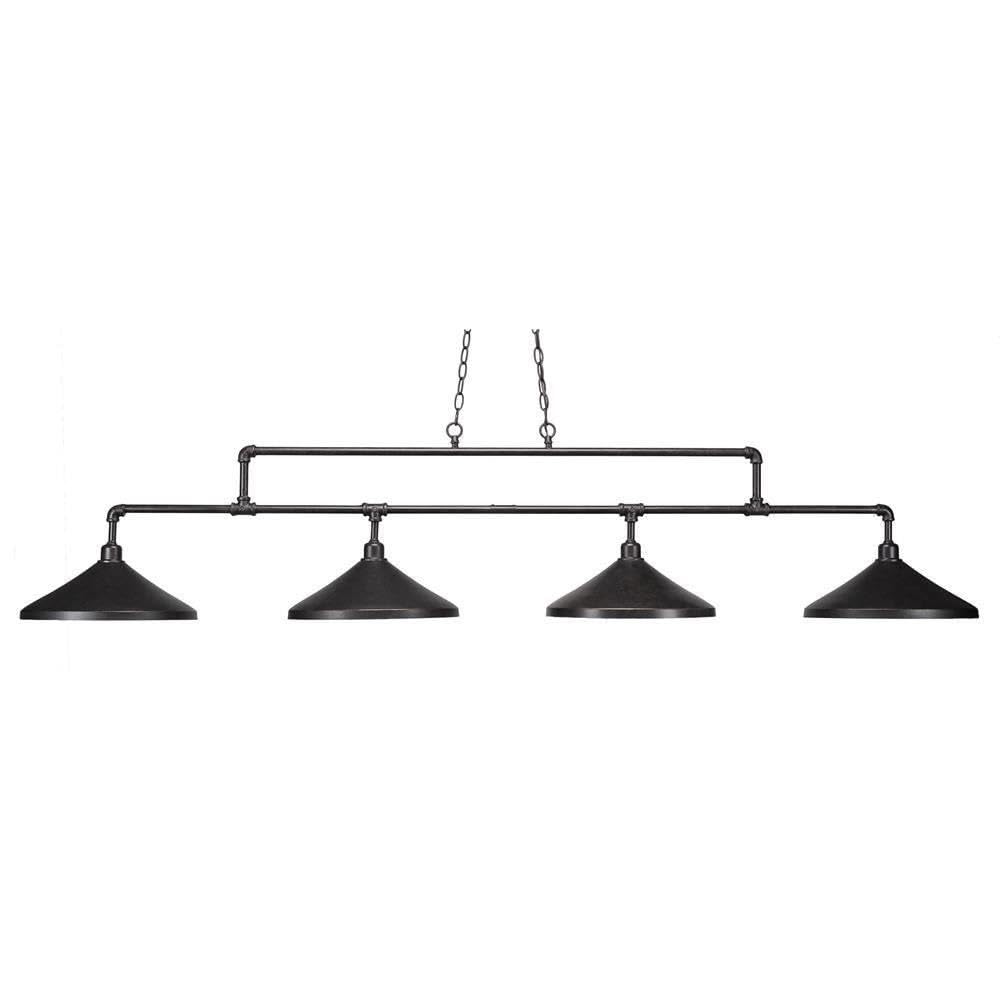 Vintage 4 Light Island In Dark Granite (334-Dg-422)