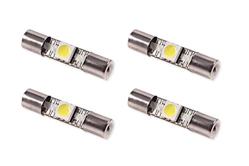 Diode Dynamics Vanity Light Leds Compatible With Dodge Challenger 2015-2023 (Four), 28Mm Fuse Smf1 Cool White (6000K)