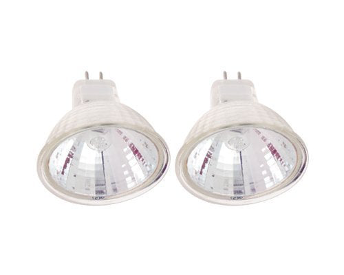 KOR 5W MR11 Halogen Light Bulb - Pack of 2, 12V Precision Reflector for Fiber Optic Lighting