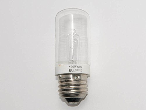 Bulbrite Halogen T8 Q100Cl/Edt 120-Volt Halogen Jdd Type Tubular Medium E26 Bulb, 100-Watt,Clear
