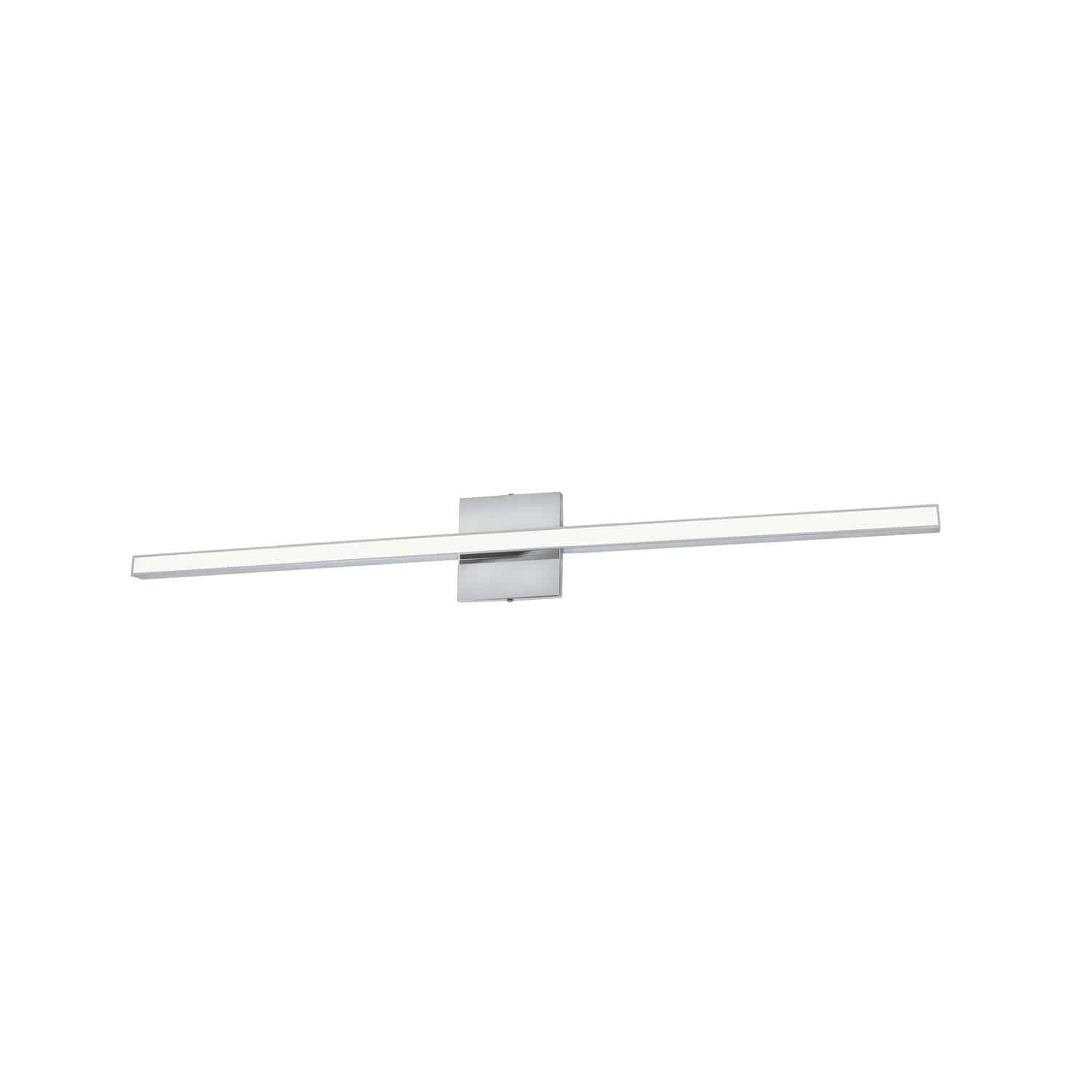 Dainolite 24W Vanity Light, Dimmable LED, Polished Chrome, Wall Sconce for Bathroom, Model ARL-3624LEDW-PC