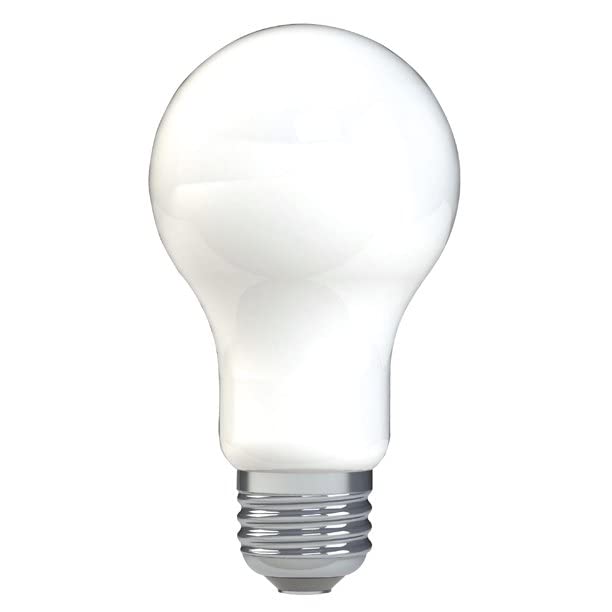 Ge Led 8W (60W Equivalent) Soft White General Purpose A19 Light Bulbs, Medium Base, Frosted, 13 Year Life, 12Pk