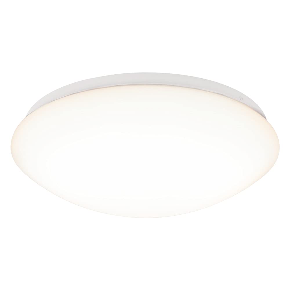Maxxima 14" LED Flush Mount Ceiling Light Fixture - Dimmable Warm White, 1600 Lumens, Ideal for Bedroom, Kitchen, Entryway, Model MCL-4142000