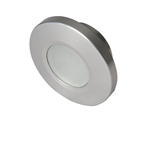 Lumitec 115258, Orbit Flush Mount Down Light, Led, White Housing, Dimmable White, Non-Dimming Red, Non-Dimming Blue