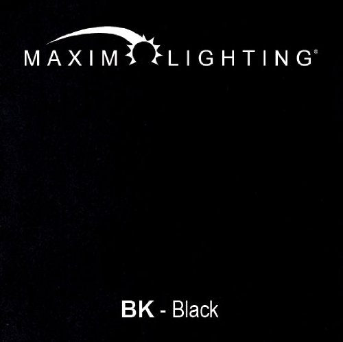 Maxim 1 Light Post Mount Fixture, 21 Inch, Dimmable, LED Compatible, Black Finish, Model 1005BK