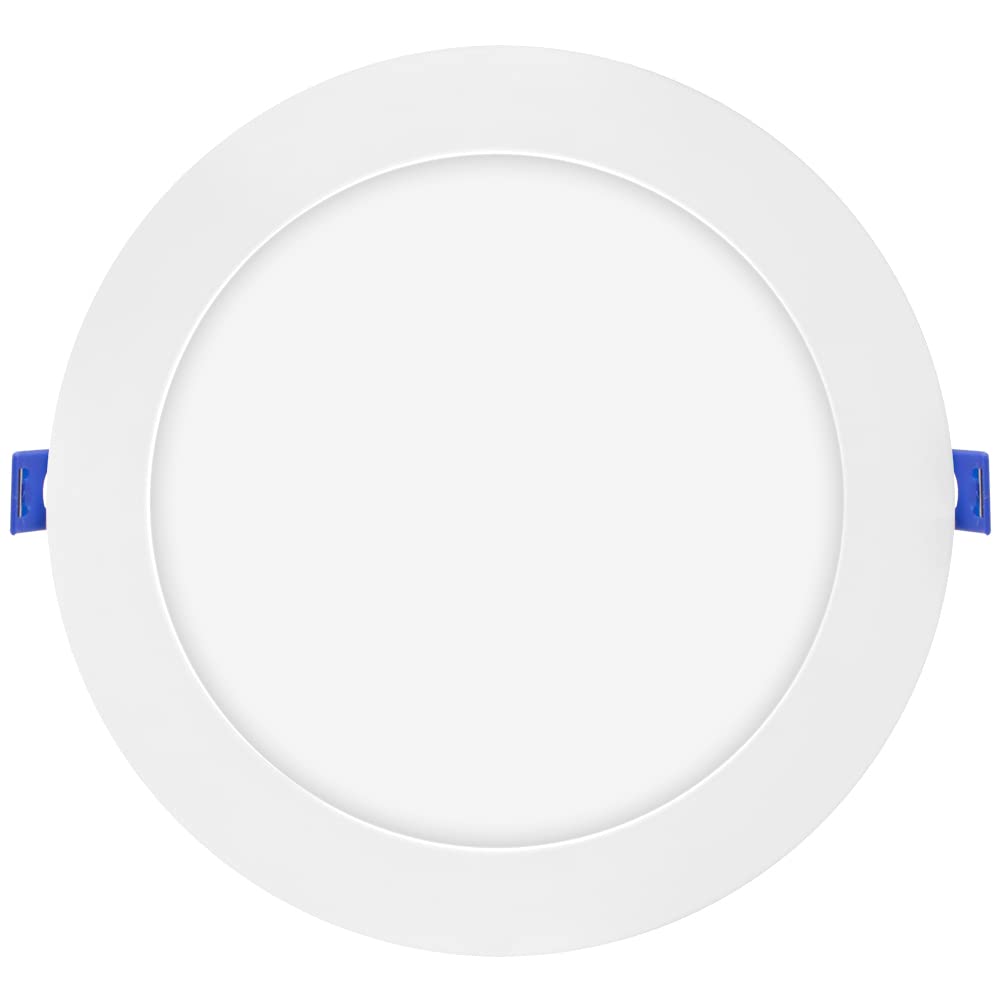 Maxxima 8 In. 5 Cct Round Recessed Led Downlight - Color Temperature Selectable 2700K/3000K/3500K/4000K/5000K, 1600 Lumens, Slim