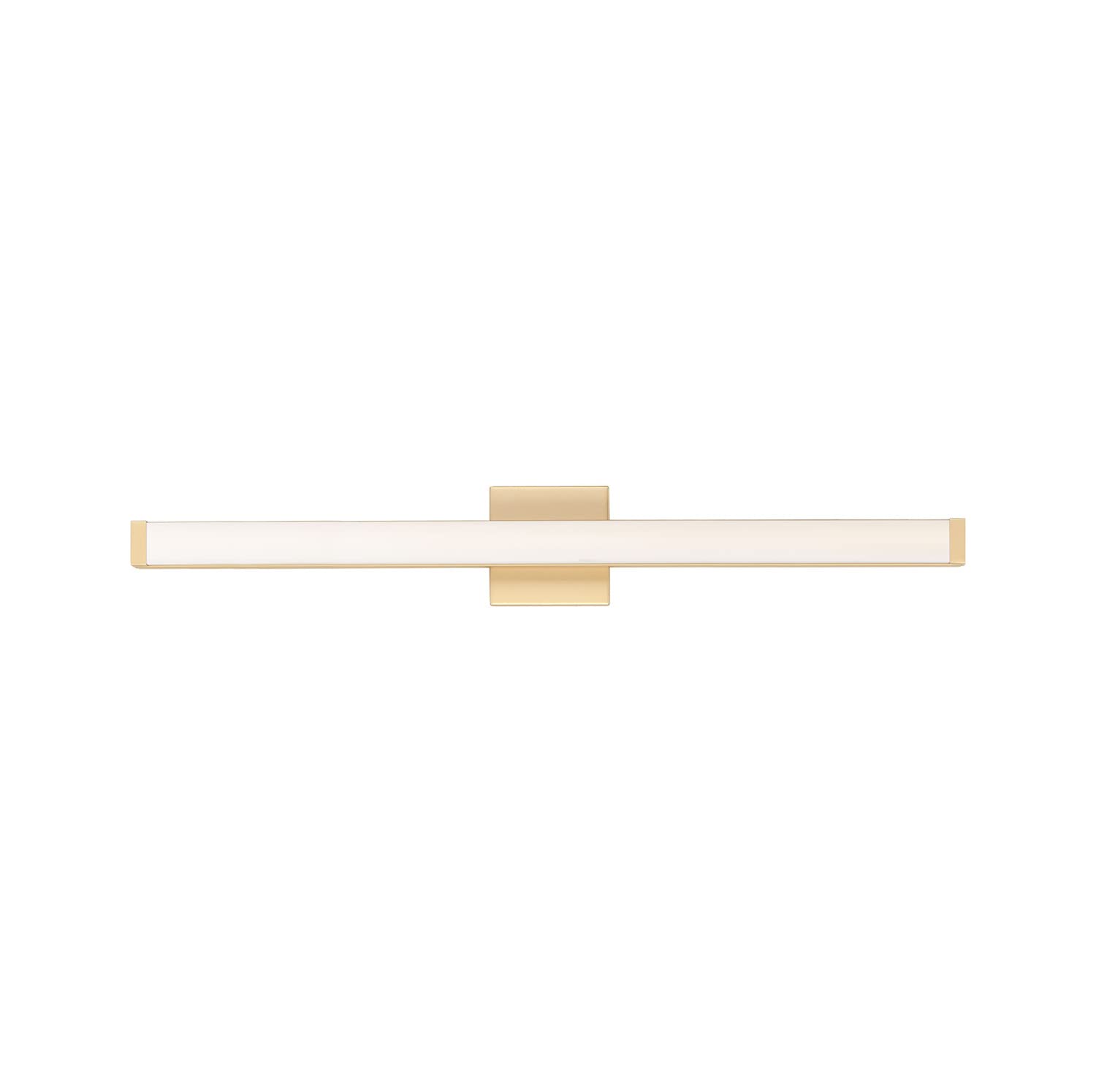 Maxim 52006GLD Spec Collection 36 Inch Dimmable LED Bathroom Vanity Light I 3000K I Gold I Modern Contemporary Light Fixture I P