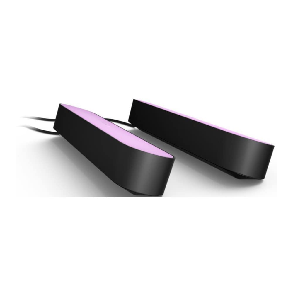 Philips Hue Smart Play Light Bar Kit - 2 Pack, Color-Changing LED, Black, Requires Bridge, Model 7820230U7