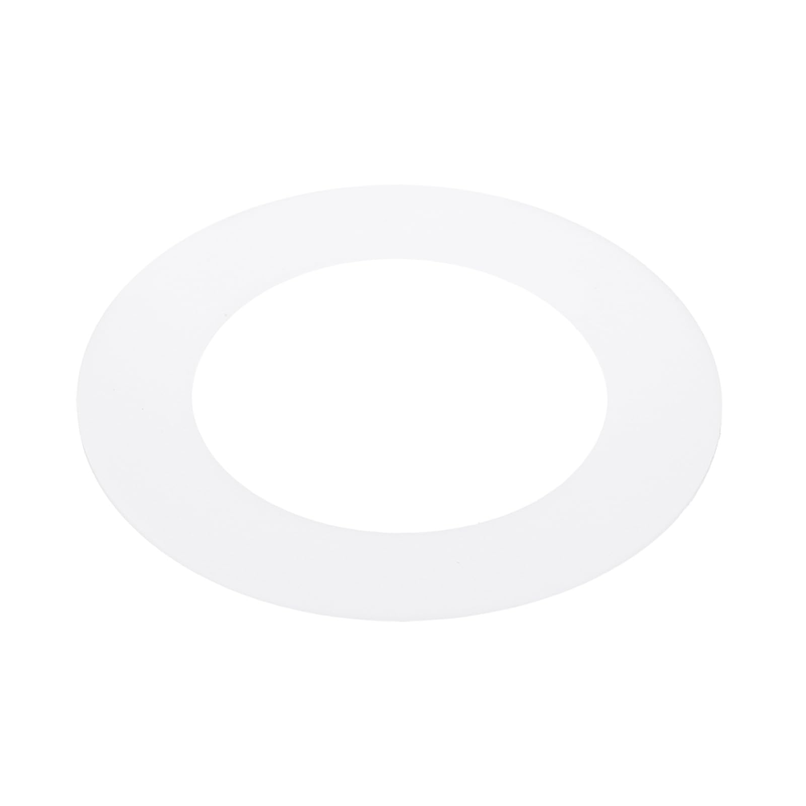 PATIKIL 3.2 ID 4.9 OD Plastic Trim Ring, Ceiling Light Goof Rings Matte Circular Light Cover Lighting Fixture for Ceiling Wall R