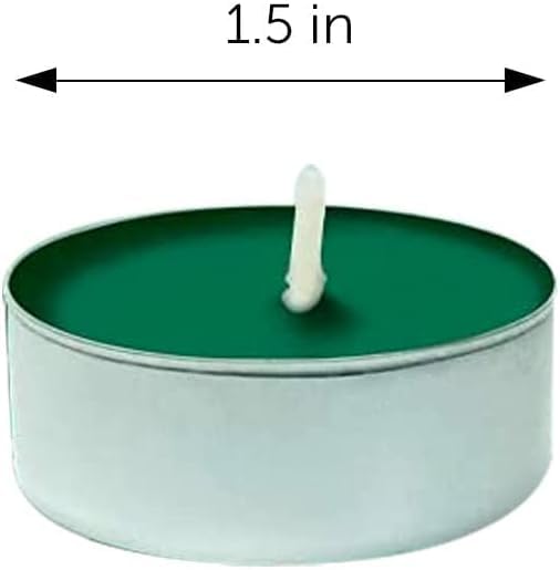 DecorRack Pine Scented Tealight Candles, 30 Pack, Long Lasting Aromatherapy Votive Candles for Home Decor