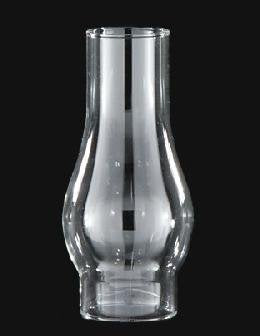 B&P Lamp 1 5/8 Inch by 4 1/2 Inch Clear Glass Lamp Chimney for Vintage and Antique Style Lamps