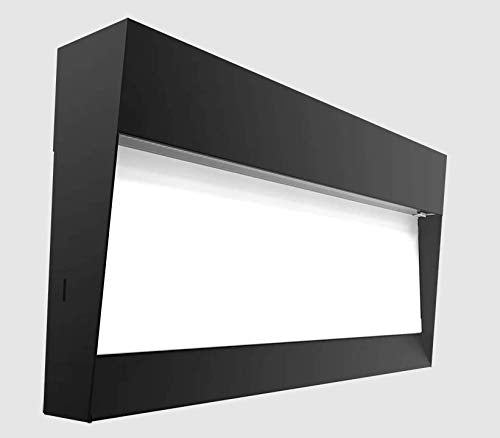 RAB Lighting W17-150LY Outdoor Light, 14664 Lumens, Bronze, Galvanized Steel Housing, Glass Lens