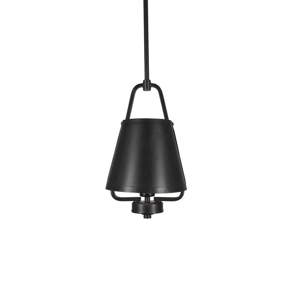 Toltec Lighting 1125-Dg Sonora 1 Mini Pendant, Dark Granite
