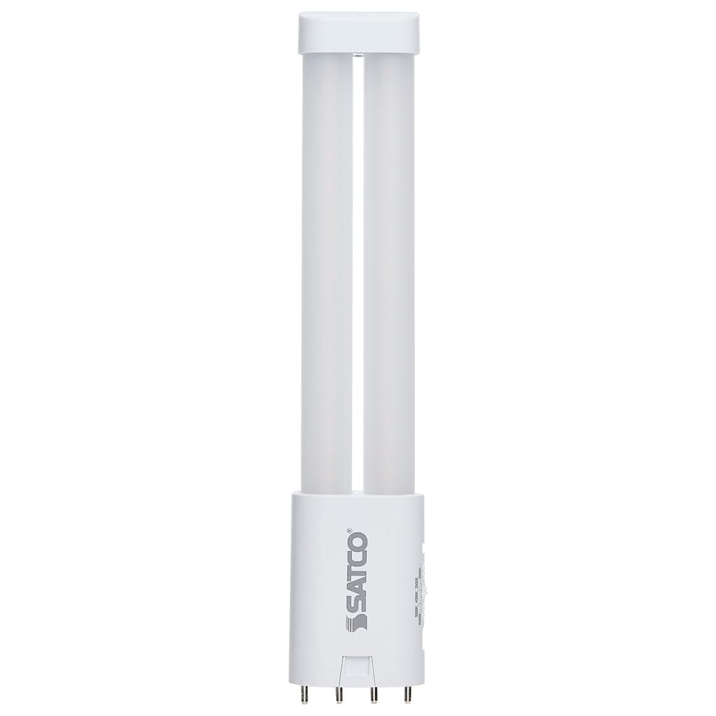 Satco 8.5w PLL LED 2G11 Base CCT Selectable Ballast Bypass 120-277v Bulb