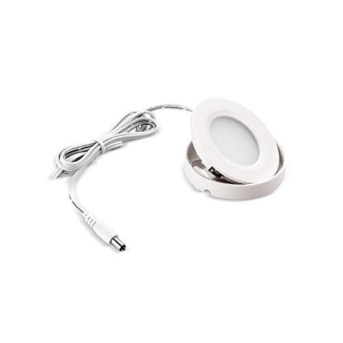 Getinlight Dimmable Led Puck Lights Kit, Recessed Or Surface Mount Design, Soft White 3000K, 12V, 2W (12W Total, 60W Equivalent)