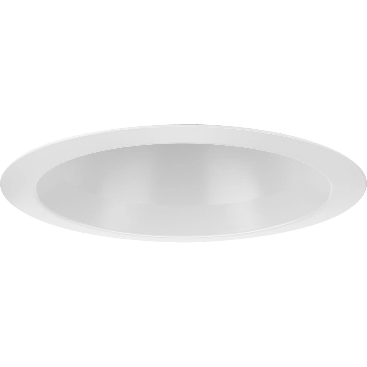 Progress Lighting P806001-028 6 Recessed Open Trim Satin White for Progress Lighting 6 Housing (P806N Series)