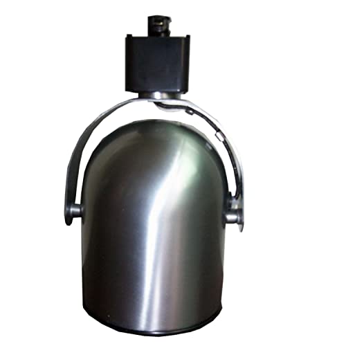 Cal LINE Voltage PAR 20 Integrated Wire Light Fixture, Brushed Steel, Alloy Steel, Model HT-196-BS, Size 4.5 x 3.6 x 5.9 inches