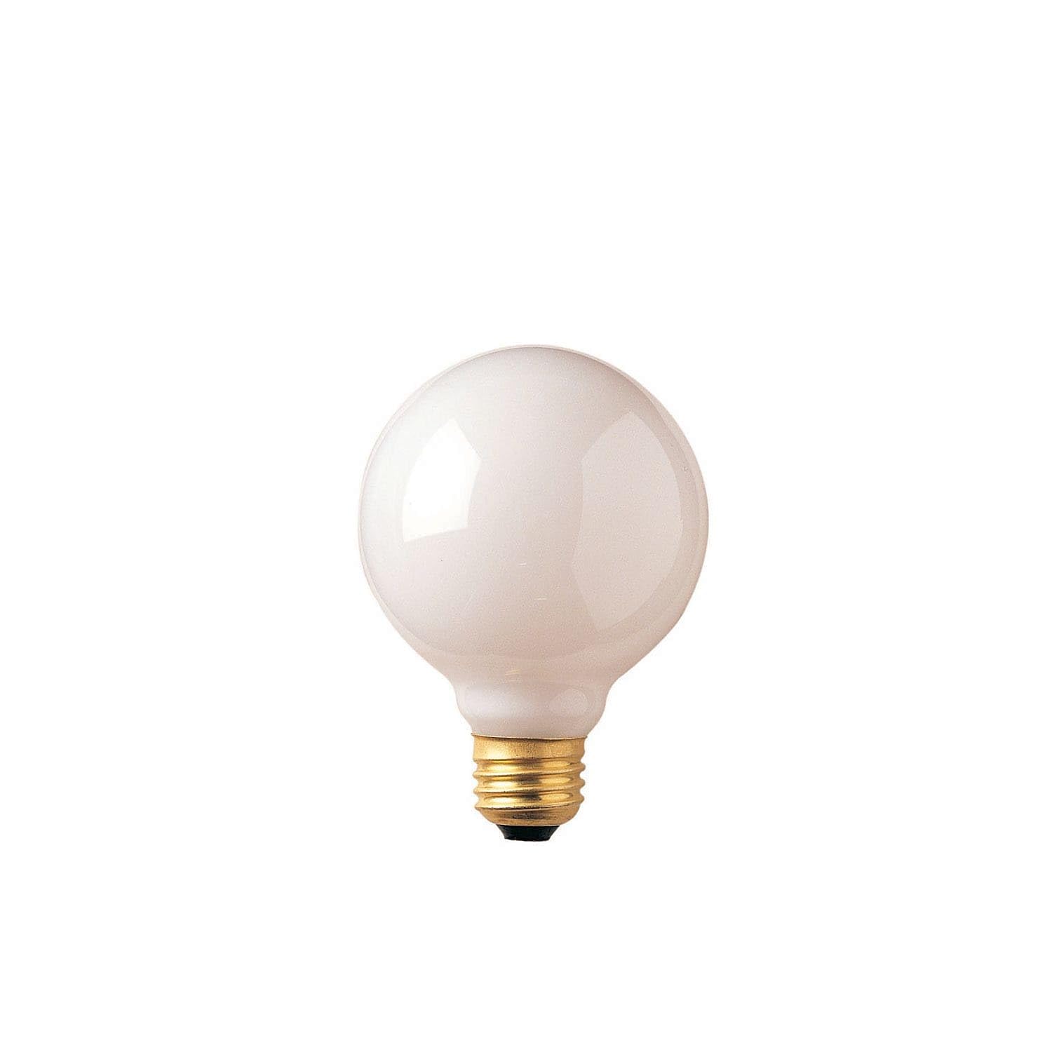 Bulbrite Incandescent G25 Light Bulb, Glass, Medium Screw Base (E26), 1 Count, Gold