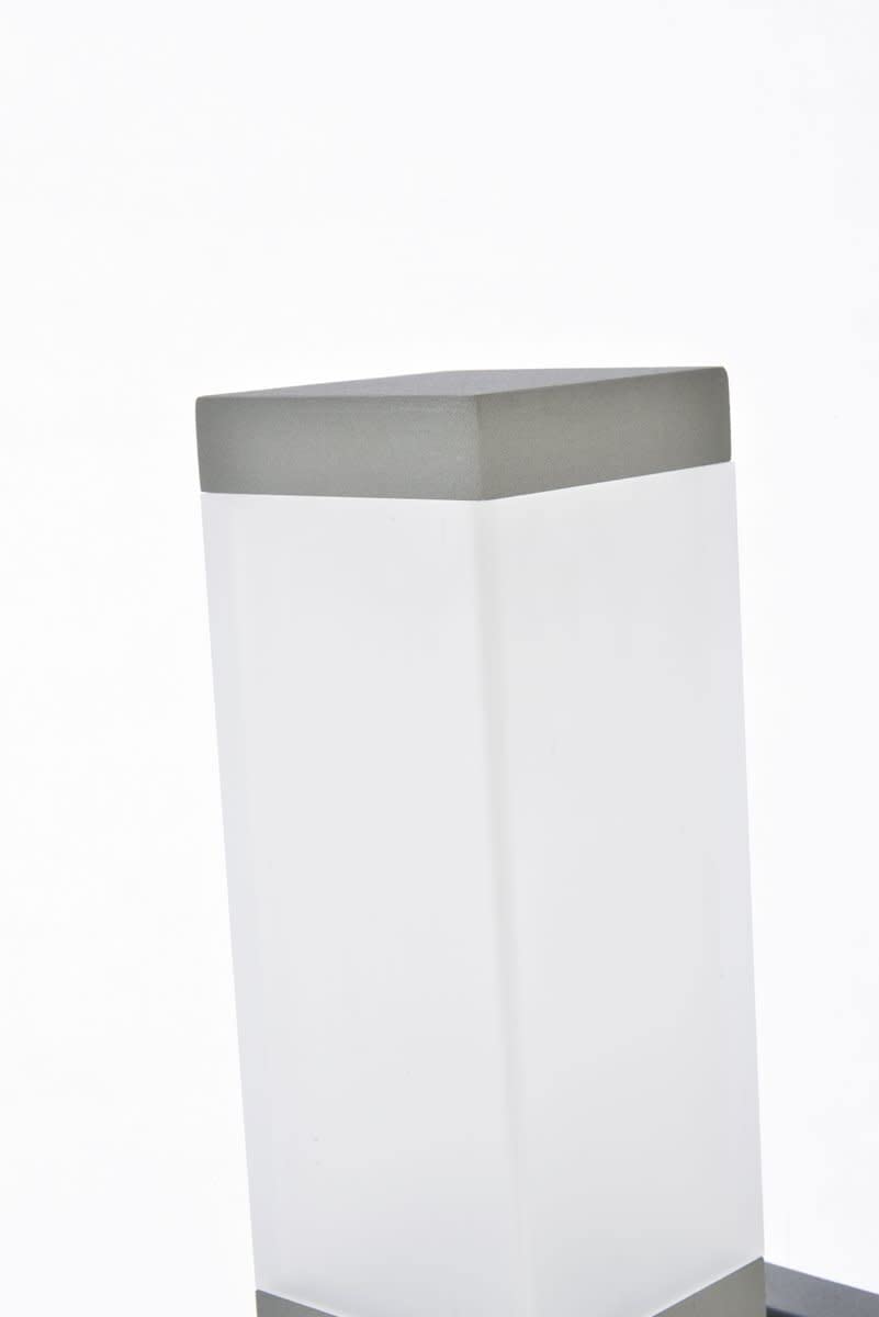 Living District Raine Integrated LED Wall Sconce in Silver
