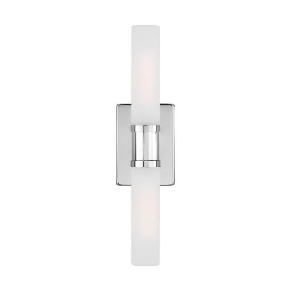 Generation Lighting 4565002-05 Keaton Vanity, 2-Light 120 Total Watts, Chrome