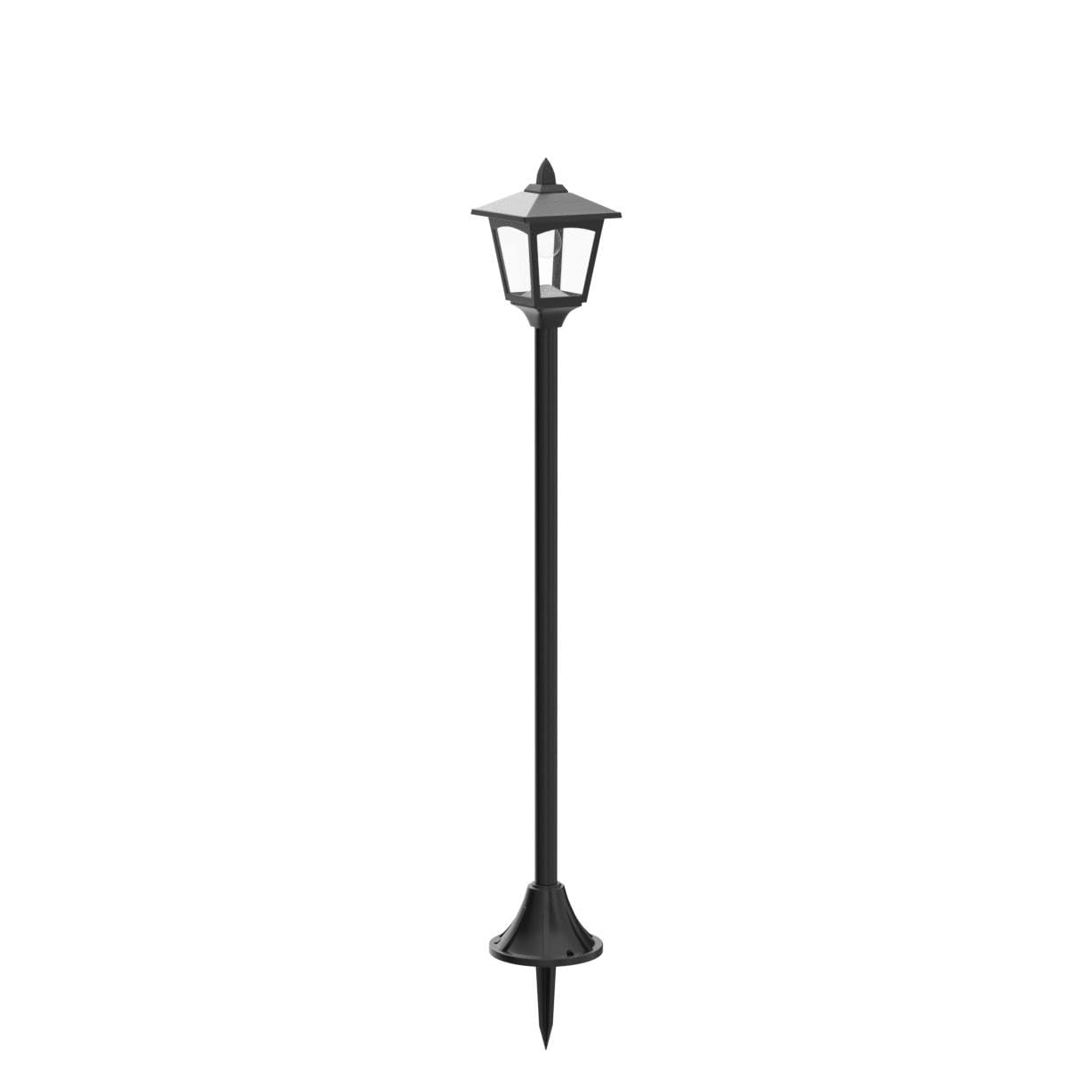 Greluna 40 Inches Mini Solar Lamp Post Lights Outdoor, Solar Powered Vintage Street Lights for Lawn, Pathway, Driveway, Front/Ba