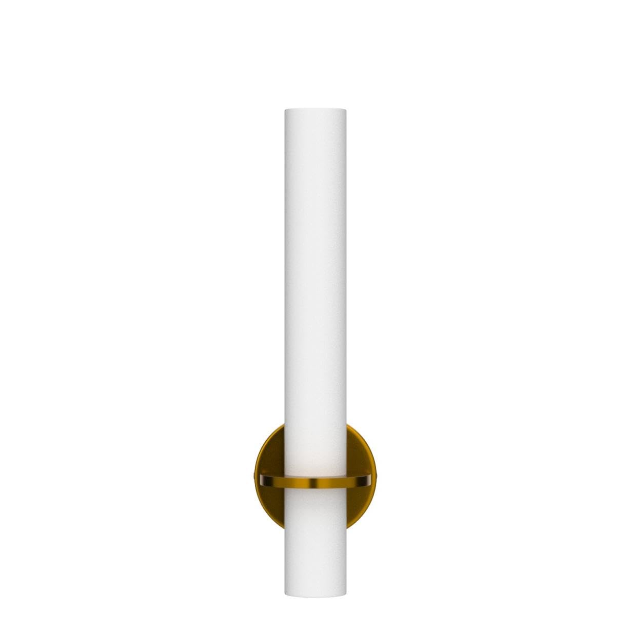 AIJIASI Gold Wall Sconces Set of Two - Dimmable 18W LED Lighting for Living Room, Bedroom, Bathroom - Acrylic Lampshade, Model 8001WL-15