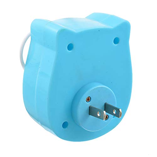 Fuwinet 2 Pcs Owl Led Plug In Night Light For Kids- Wall Lamp Take Good Care Children Sleep Light Sensor Auto Controlled Nightlights For Baby Nursing (Blue+Pink)