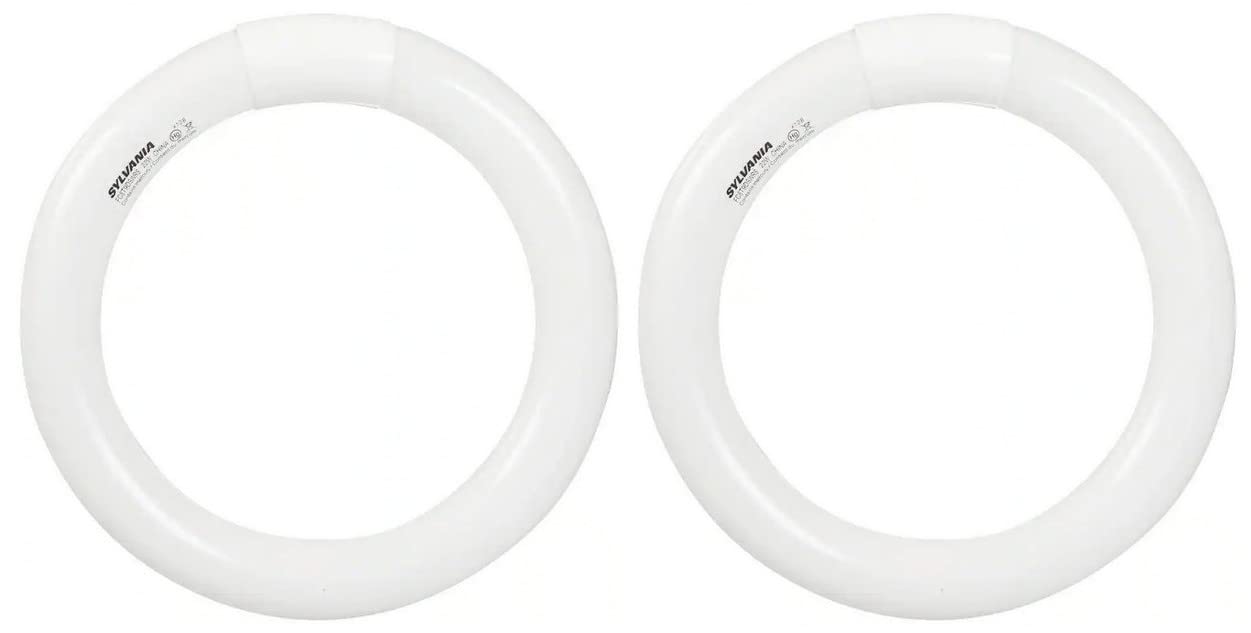 SYLVANIA Fluorescent Light Bulb 30W Cool White T9 9 inch 4100K 2000 Lumens Model FC9T9DCWRSRP