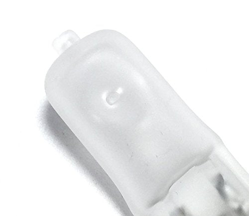 K JINGKELAI G9 Halogen Bulbs, Frosted Glass, 2700K Warm White, 10 Pack