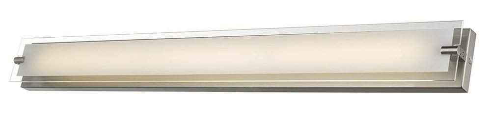 Abra Lighting Abra 20028WV-BN Transitional LED Vanity from Blaze Collection in Pewter, Silver Finish, Brushed Nickel