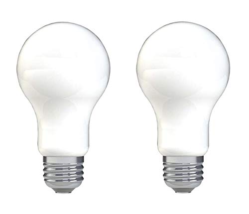 Ge Relax 75-Watt Eq A19 Soft White Dimmable Led Light Bulb (2-Pack)