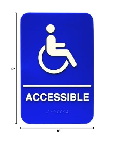 Ada Compliant Braille Accessible Sign