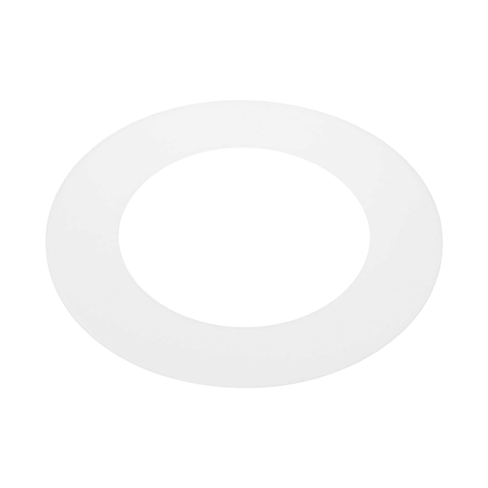 PATIKIL 4.3 ID 6.7 OD Plastic Trim Ring, Ceiling Light Goof Rings Matte Circular Light Cover Lighting Fixture for Ceiling Wall R