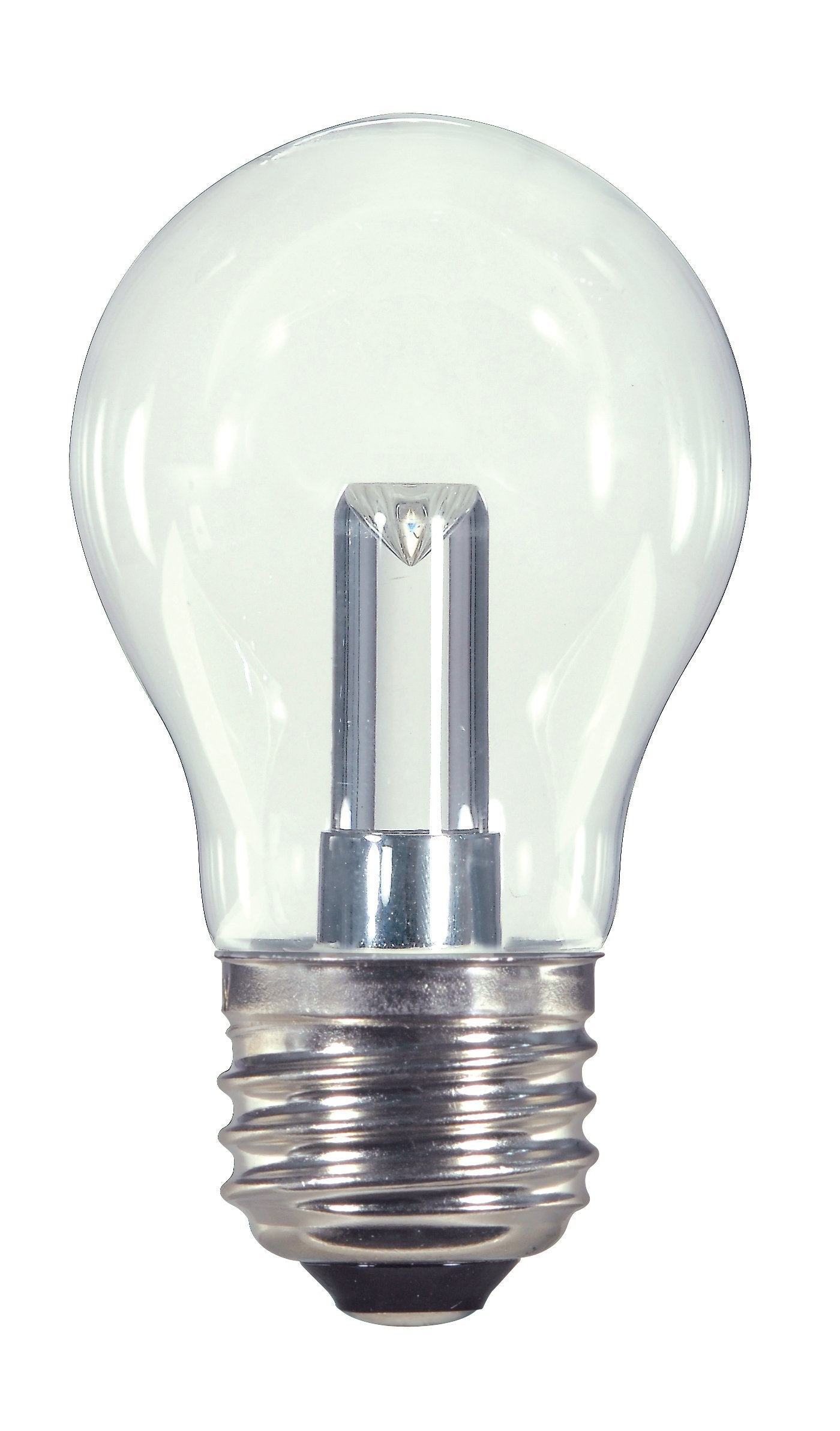 Satco S9150 Medium Light Bulb, Clear Glass, 3.31 inches, Light Finish
