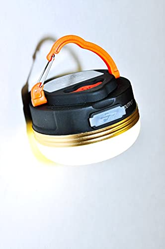 G & F 2 in 1 LED Lantern, Rechargeable Power Bank, 180 Lumens, Portable, White, Model 13027