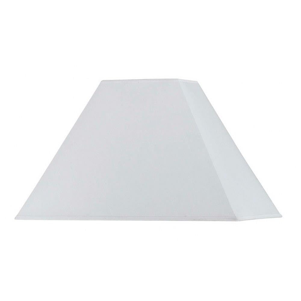 Cal Lighting CALSH-1135 Transitional Shade Lighting Accessory, White, Metal, 17inL x 11inW x 10.5inH
