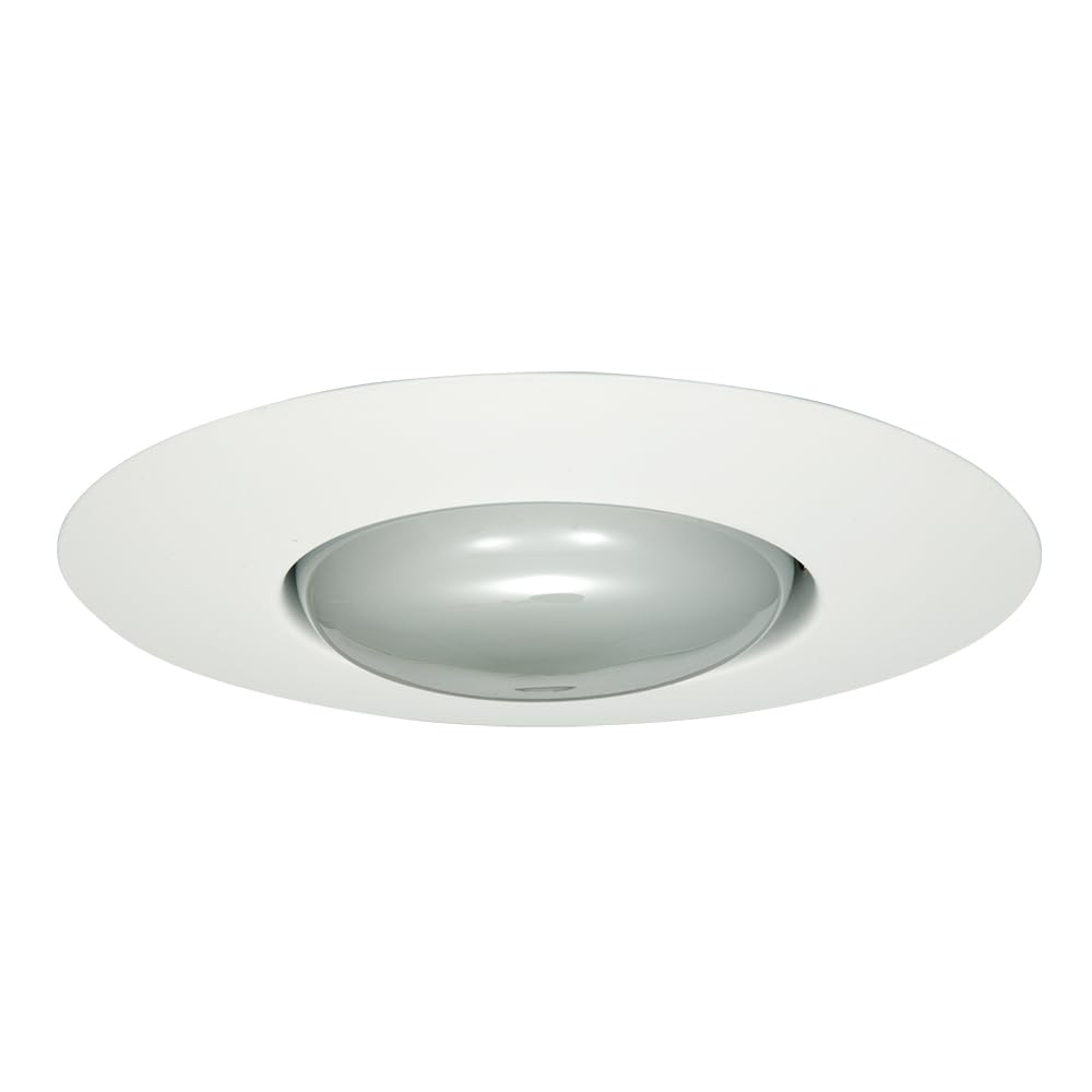 HALO 300 Series 6 in. White Recessed Ceiling Light with Open Splay Trim
