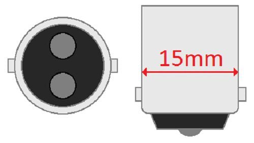 CEC Industries #90 Bulbs, 13V, 7.54W, BA15d Base, G-6 Shape, Box of 10