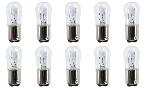 CEC Industries #6S6 DC Bulbs, 48V, 6W, BA15d Base, S-6 Shape, Box of 10
