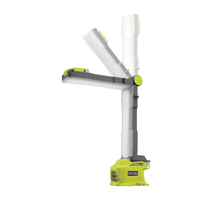Ryobi P727 One+ 18 Volt 950 Lumen 270 Degree Rotating Led Work Light With Integrated Mounting Hooks (Battery Not Included, Light