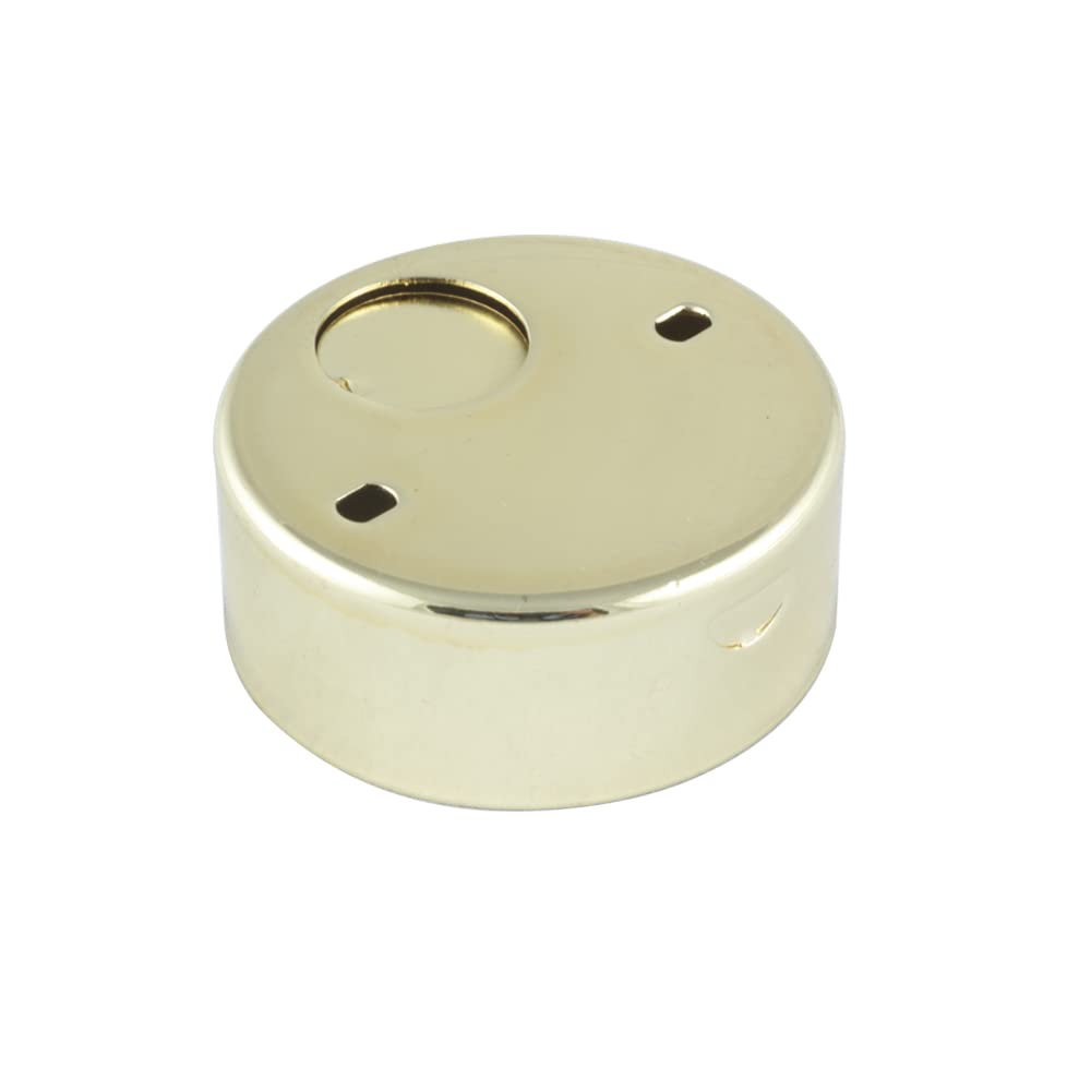 Jesco Lighting Pkc-Pb Surface Mount Housing, Polished Brass Finish