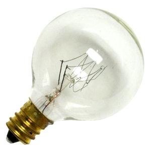 Bulbrite 40W G12 Globe Light Bulb, Clear, 2 Pack, 130V, Copper