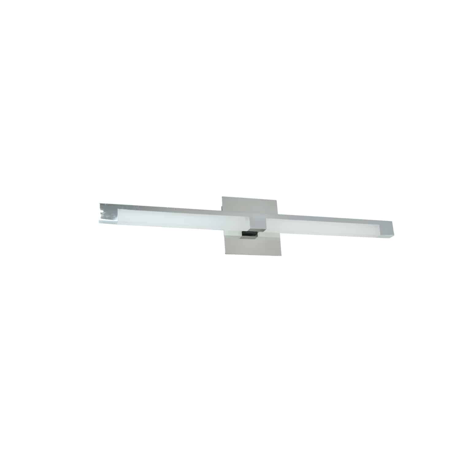 Dainolite 28in LED Vanity Light, Polished Chrome Finish, Metal, Model SOH-28W-PC