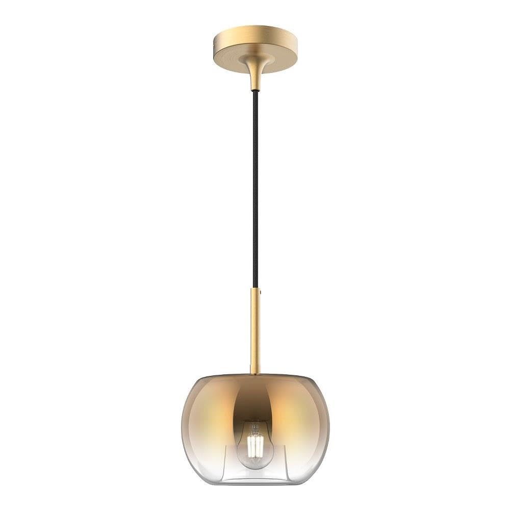 Kuzco Lighting Samar - 1 Light Pendant-10.38 Inches Tall and 7.5 Inches Wide-Brushed Gold Finish -Traditional Installation