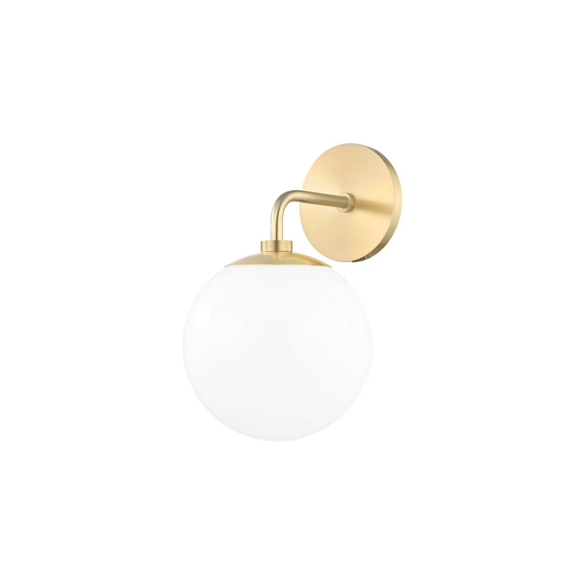 Mitzi H105101-AGB Stella - 1 Light Wall Sconce 11.5 inches Tall and 7 inches Wide - Aged Brass