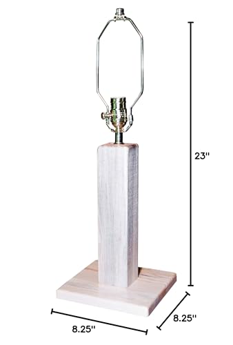 Montana Woodworks Table Lamp, Wood, Puritan Pine, 8inL x 8inW x 23inH, Model MWHCLP