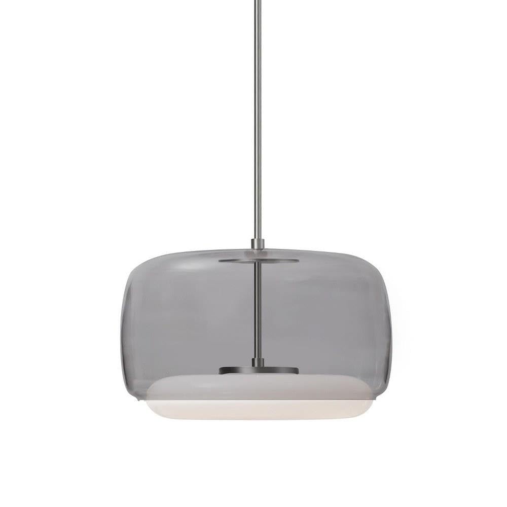 Kuzco Lighting Enkel - 39W LED Pendant-10.25 Inches Tall and 15 Inches Wide-Brushed Nickel Finish